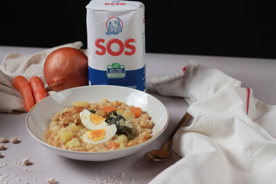 Garbanzos con arroz