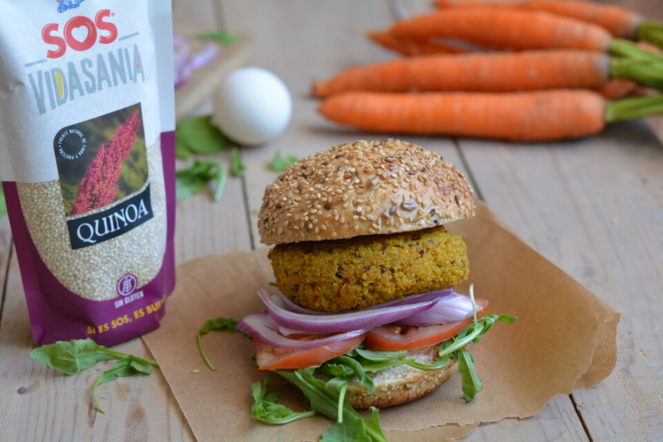Hamburguesa de quinoa by Las María Cocinillas