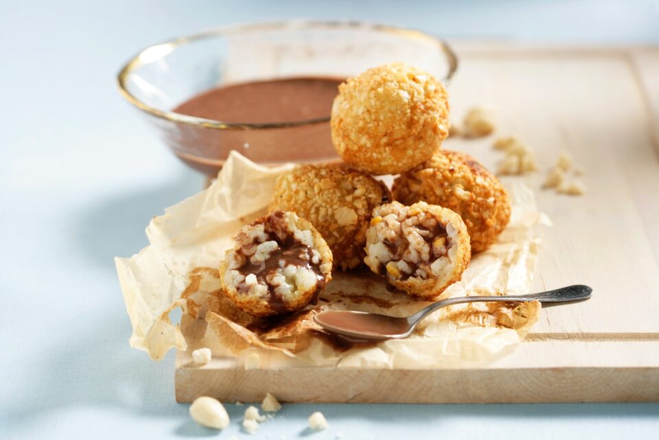Croquetas dulces de arroz