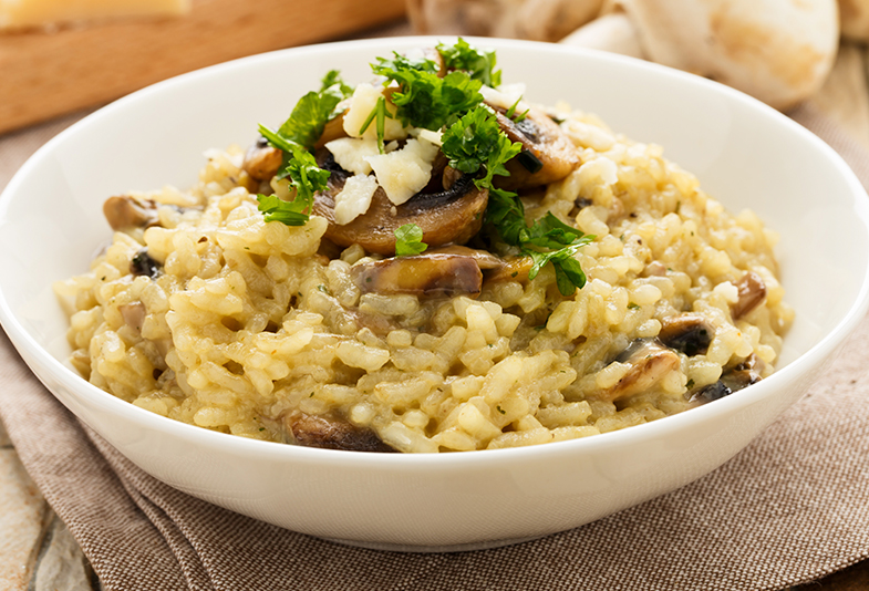 Risotto de pollo