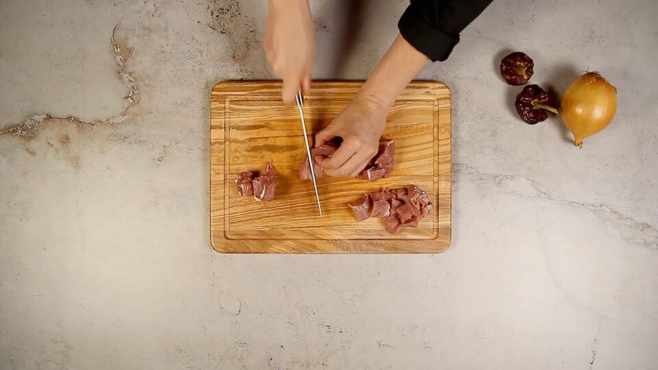 Cortar la carne