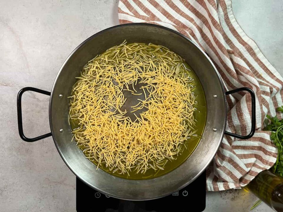 Dorar fideos