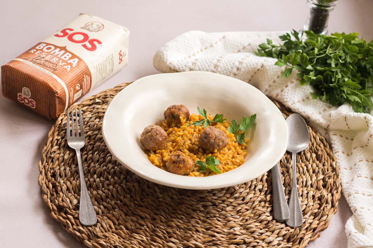Receta de albóndigas con arroz