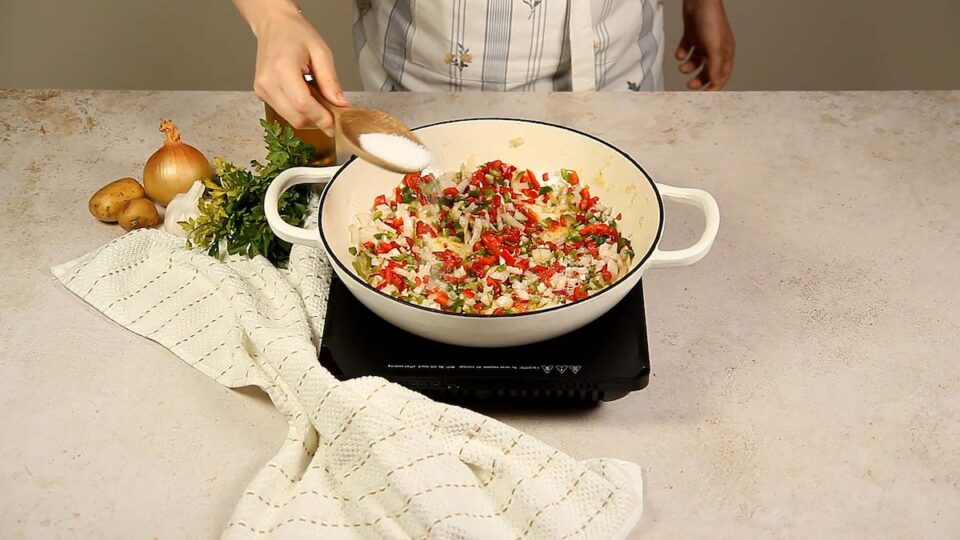 Añadir arroz