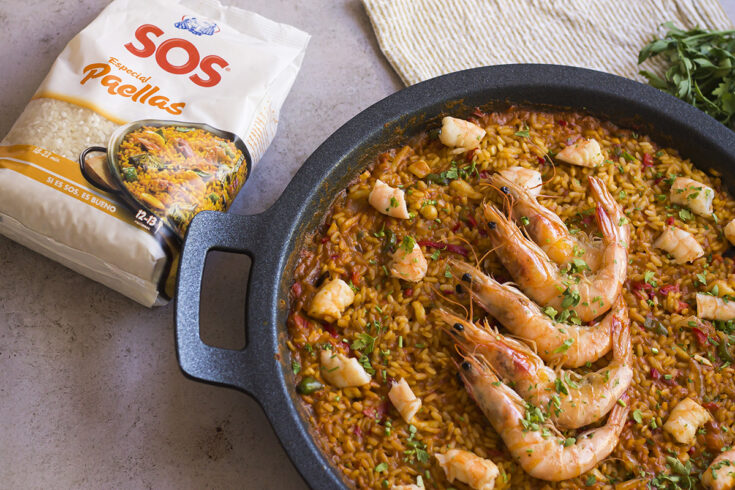 paella-con-langostinos-receta