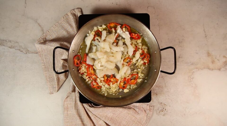 Añadir bacalao