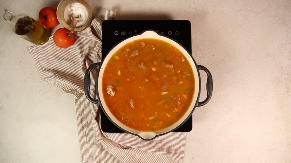 Incorporar caldo