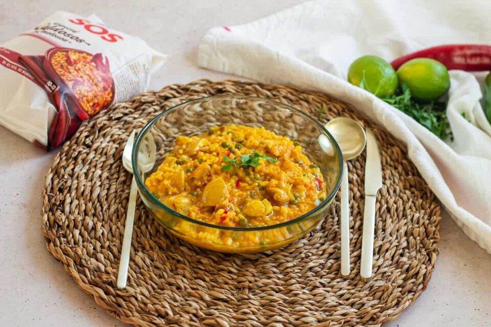 Arroz amarillo con pollo en Thermomix: Delicioso y fácil de preparar