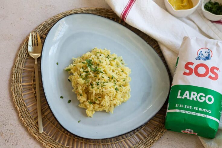 Arroz con mostaza