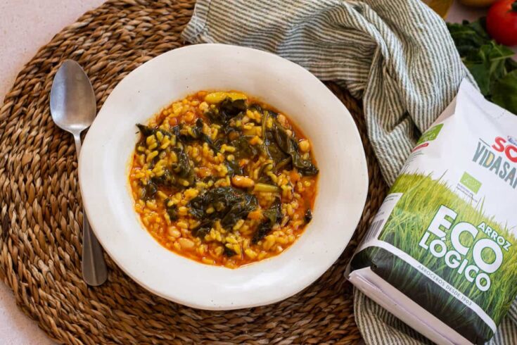 Arroz con acelgas Thermomix