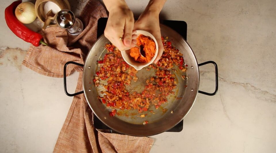 Añadir la sobrasada