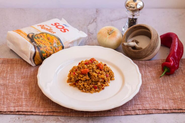 Arroz con sobrasada