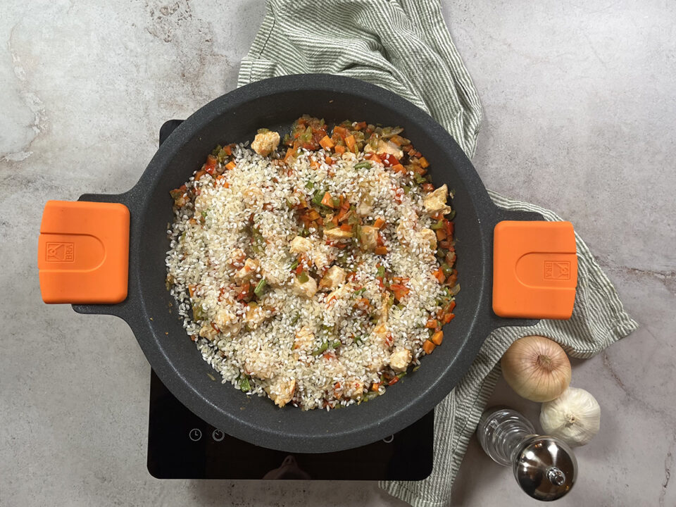 Añadir arroz