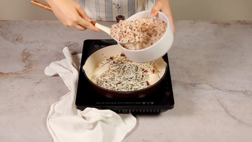 Incorporar el arroz
