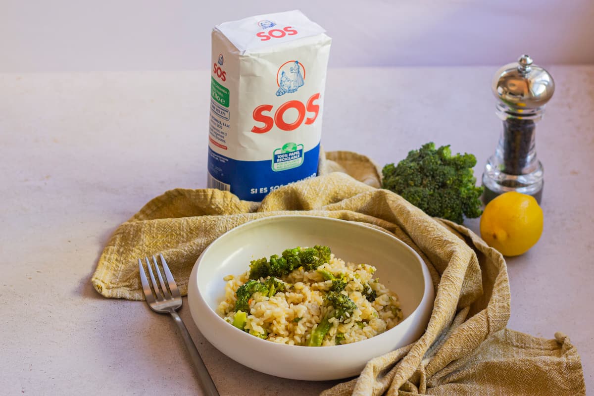 Arroz con brócoli