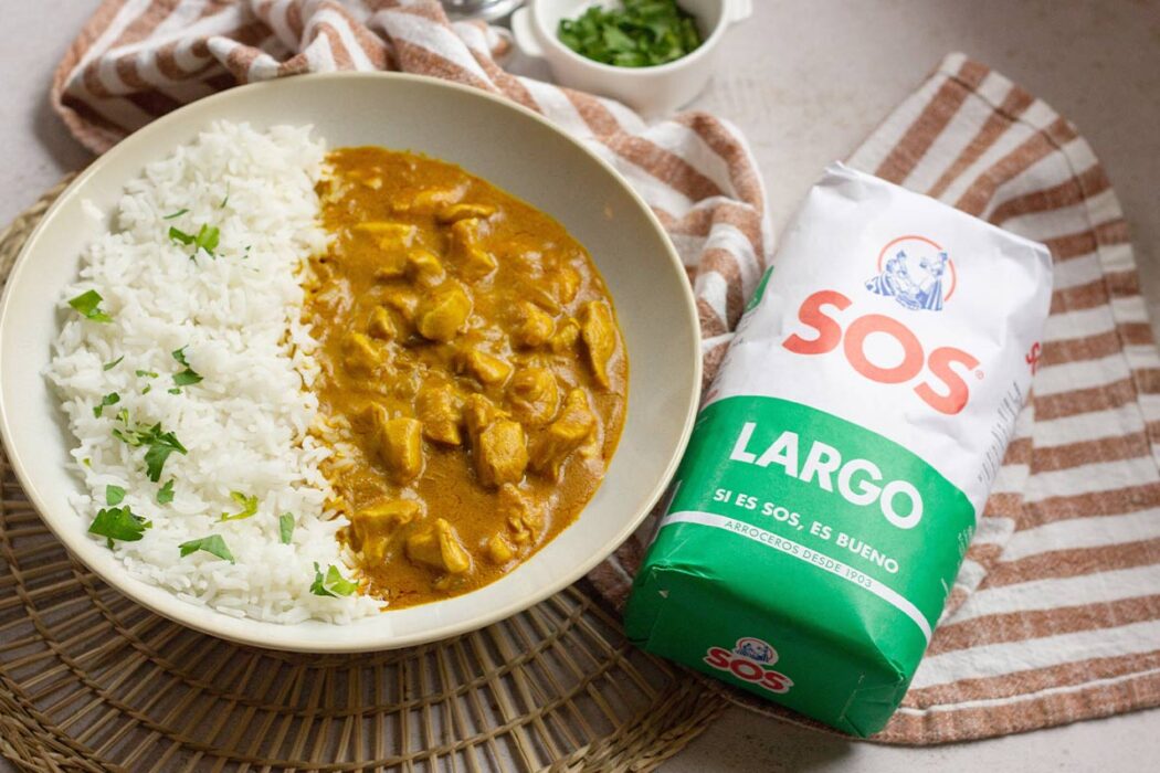Arroz con pollo al curry