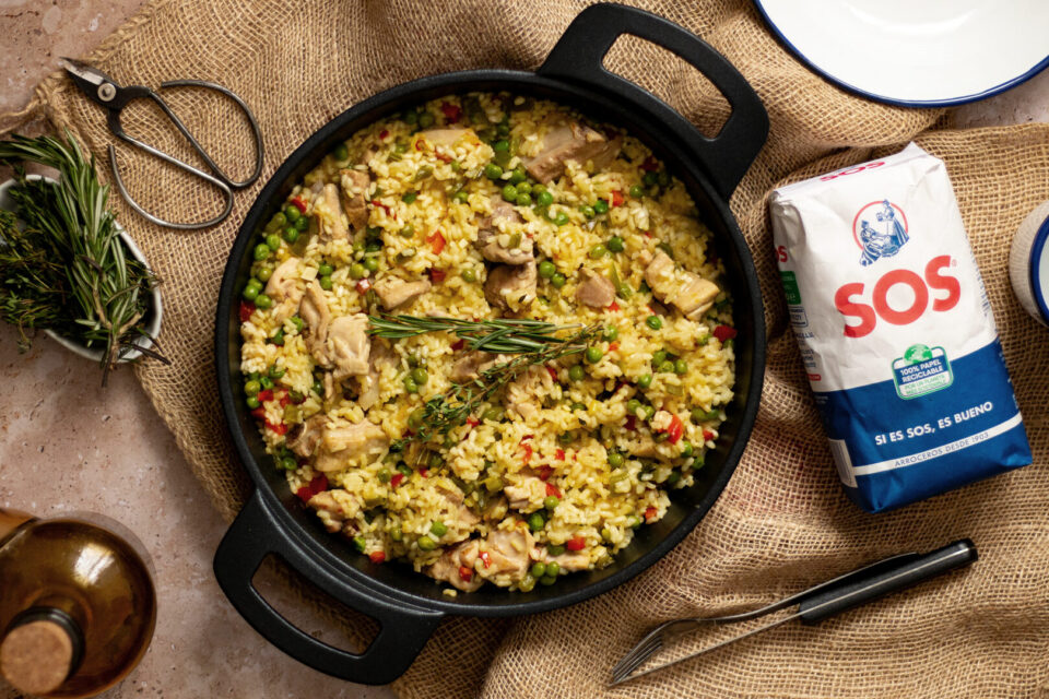Arroz campero delicioso y reconfortante