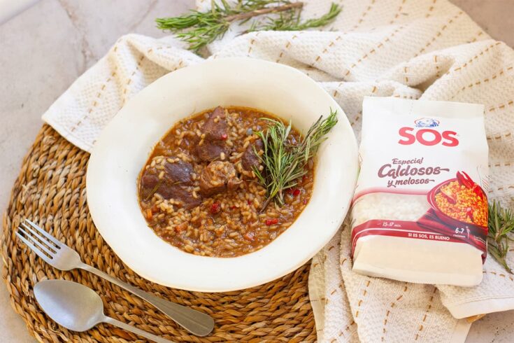 arroz meloso con carrilladas