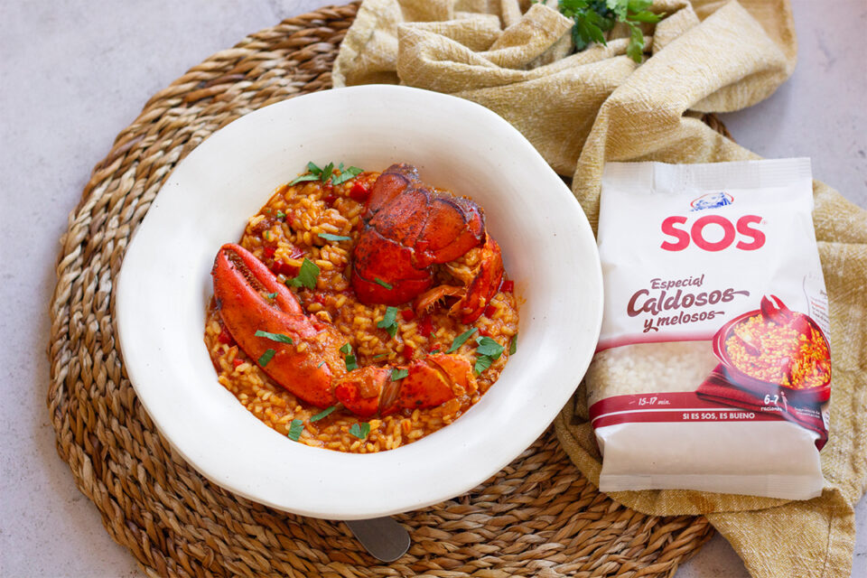 Arroz con bogavante gallego