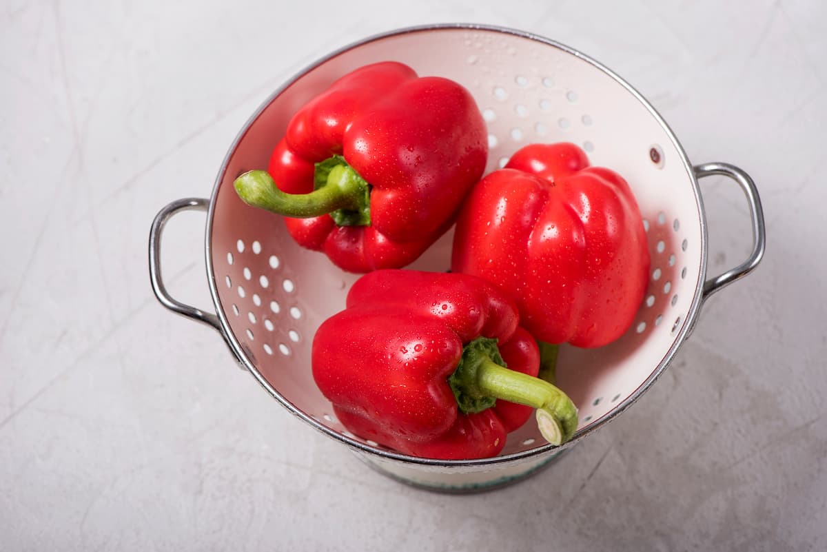 Composición nutricional del pimiento rojo
