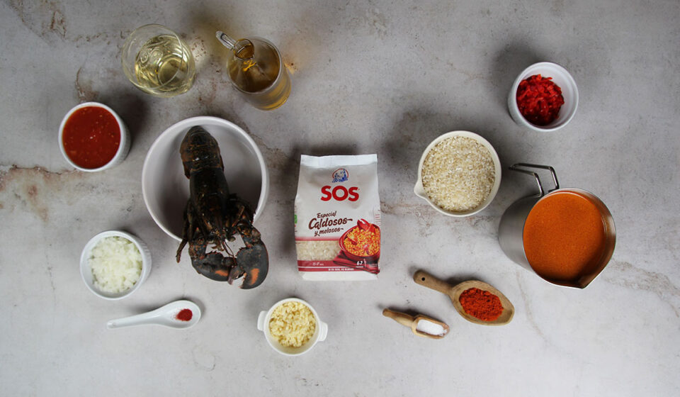 Ingredientes de Arroz con bogavante de la Abuela