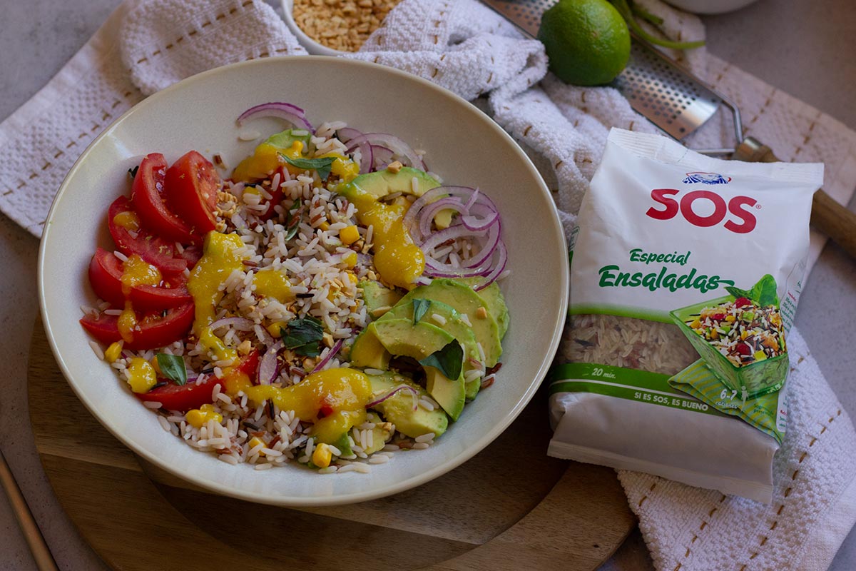 Ensalada de aguacate y tomate