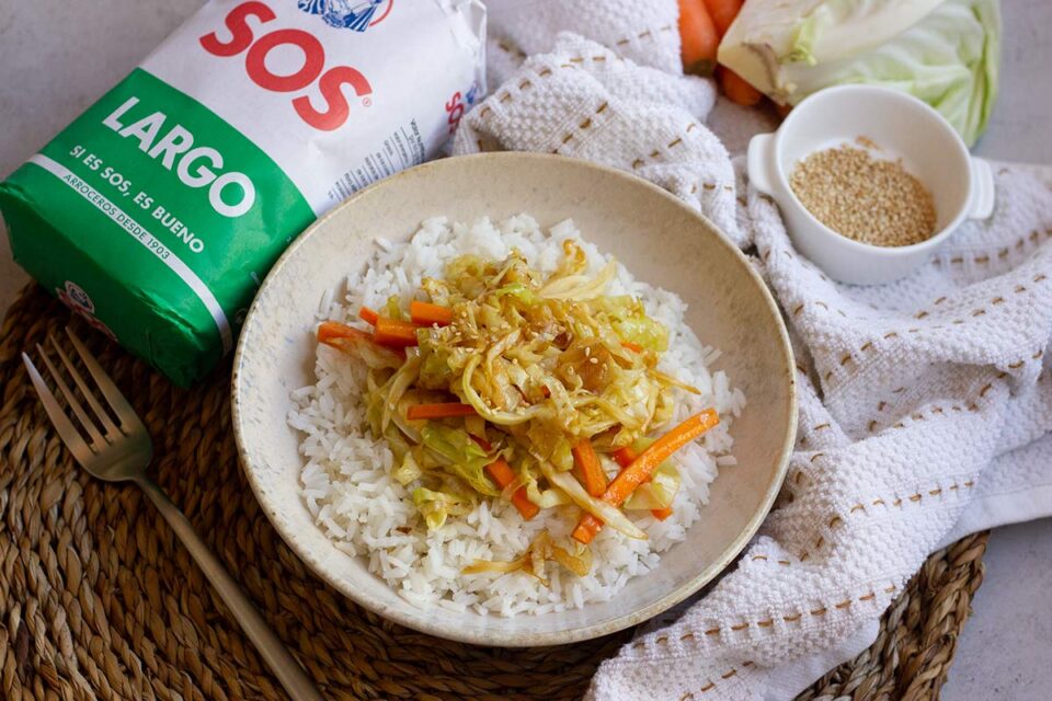 Arroz con repollo: Receta saludable y fácil