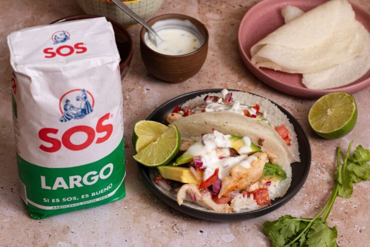 Fajitas con arroz