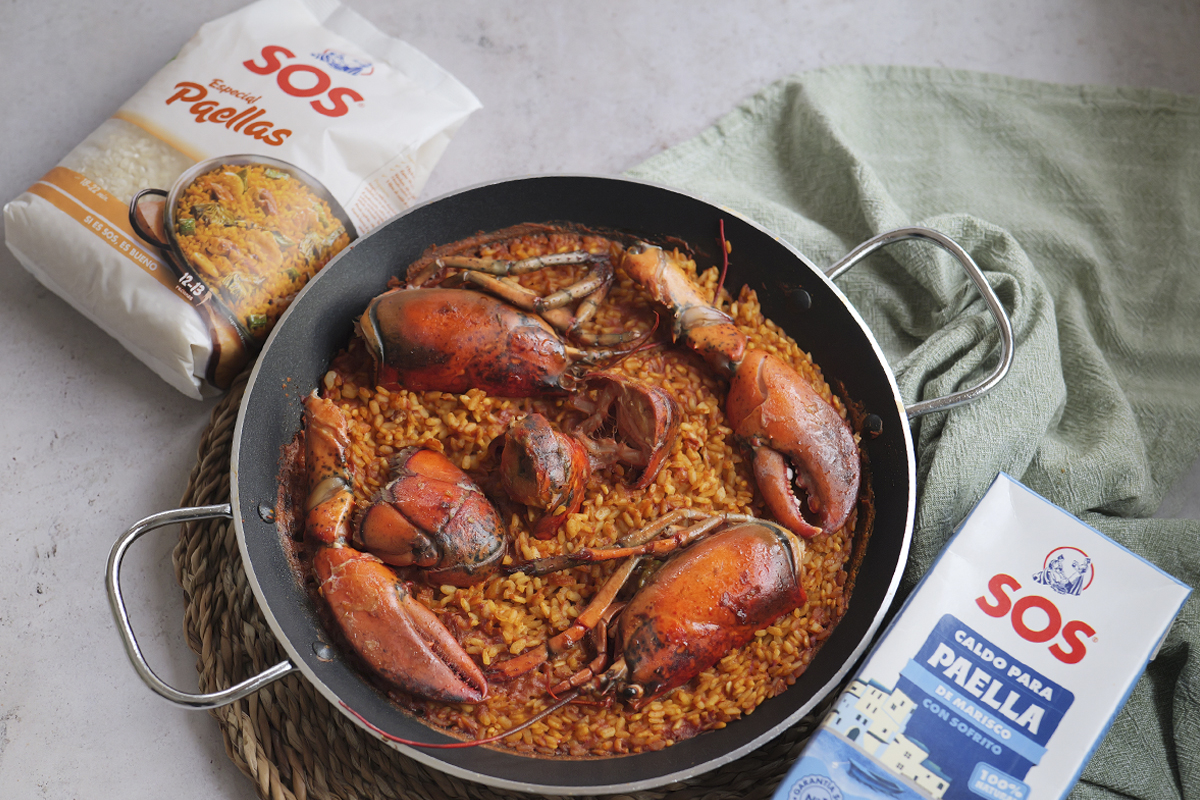 Paella de bogavante