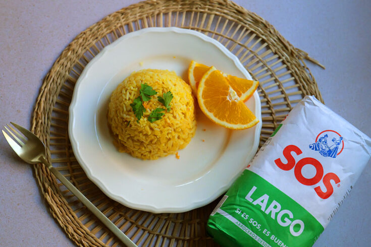 Arroz a la naranja