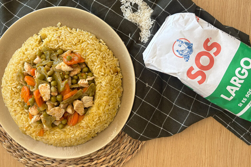 Arroz con menestra deliciosa
