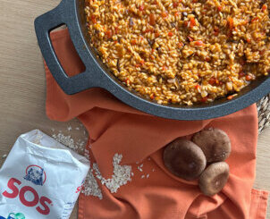 sirve para arroz con setas